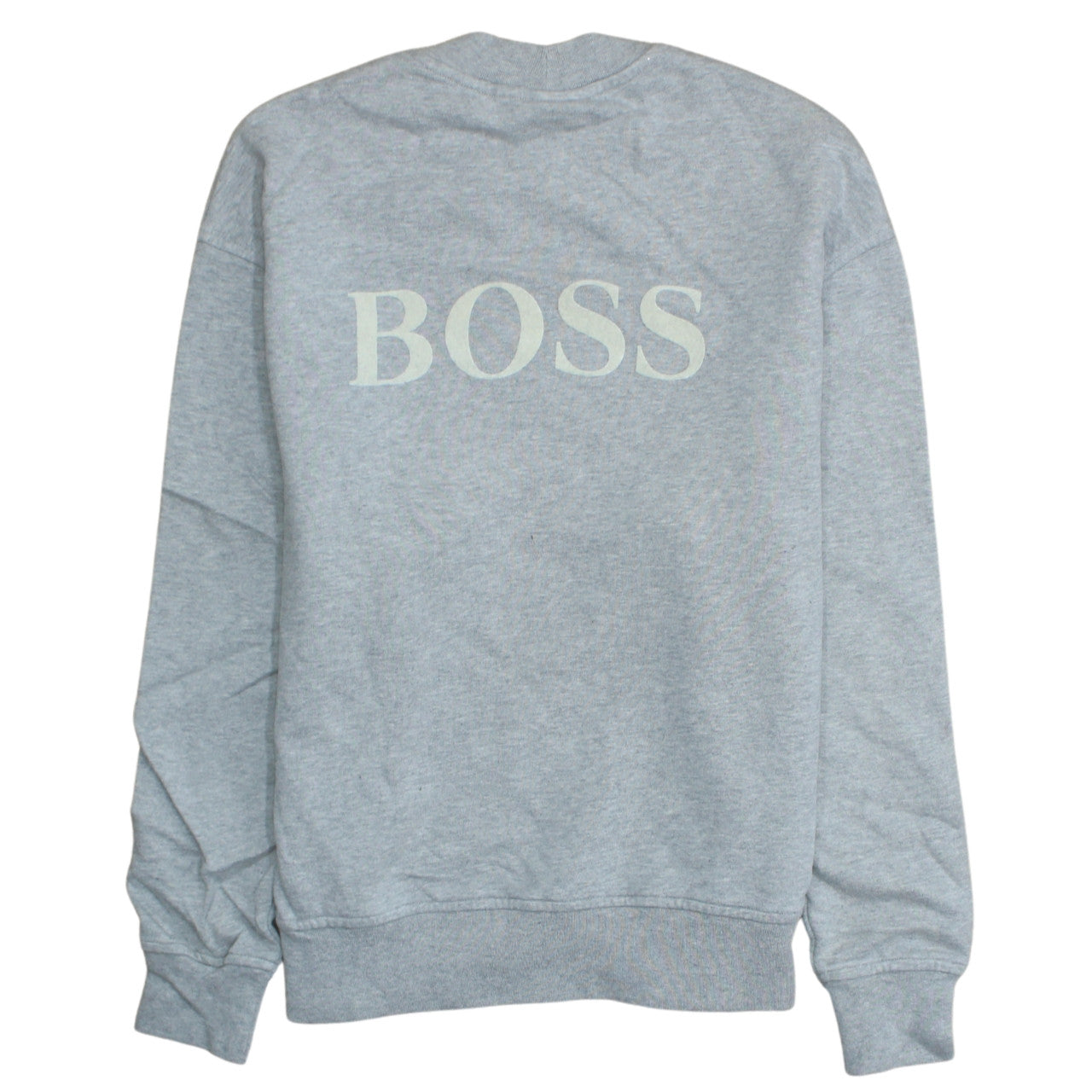 Mens UK Size S Boss Grey Pullover Sweatshirt