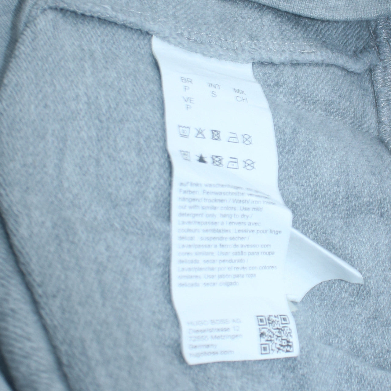 Mens UK Size S Boss Grey Pullover Sweatshirt