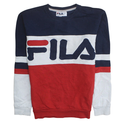 Mens UK Size S FILA Multicoloured Pullover Sweatshirt