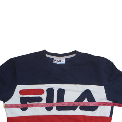 Mens UK Size S FILA Multicoloured Pullover Sweatshirt