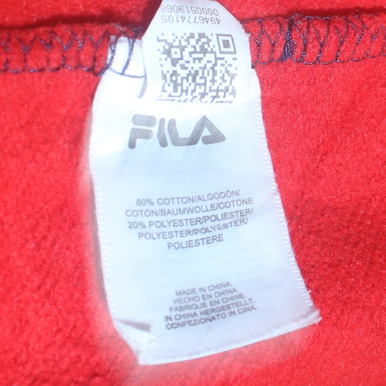 Mens UK Size S FILA Multicoloured Pullover Sweatshirt