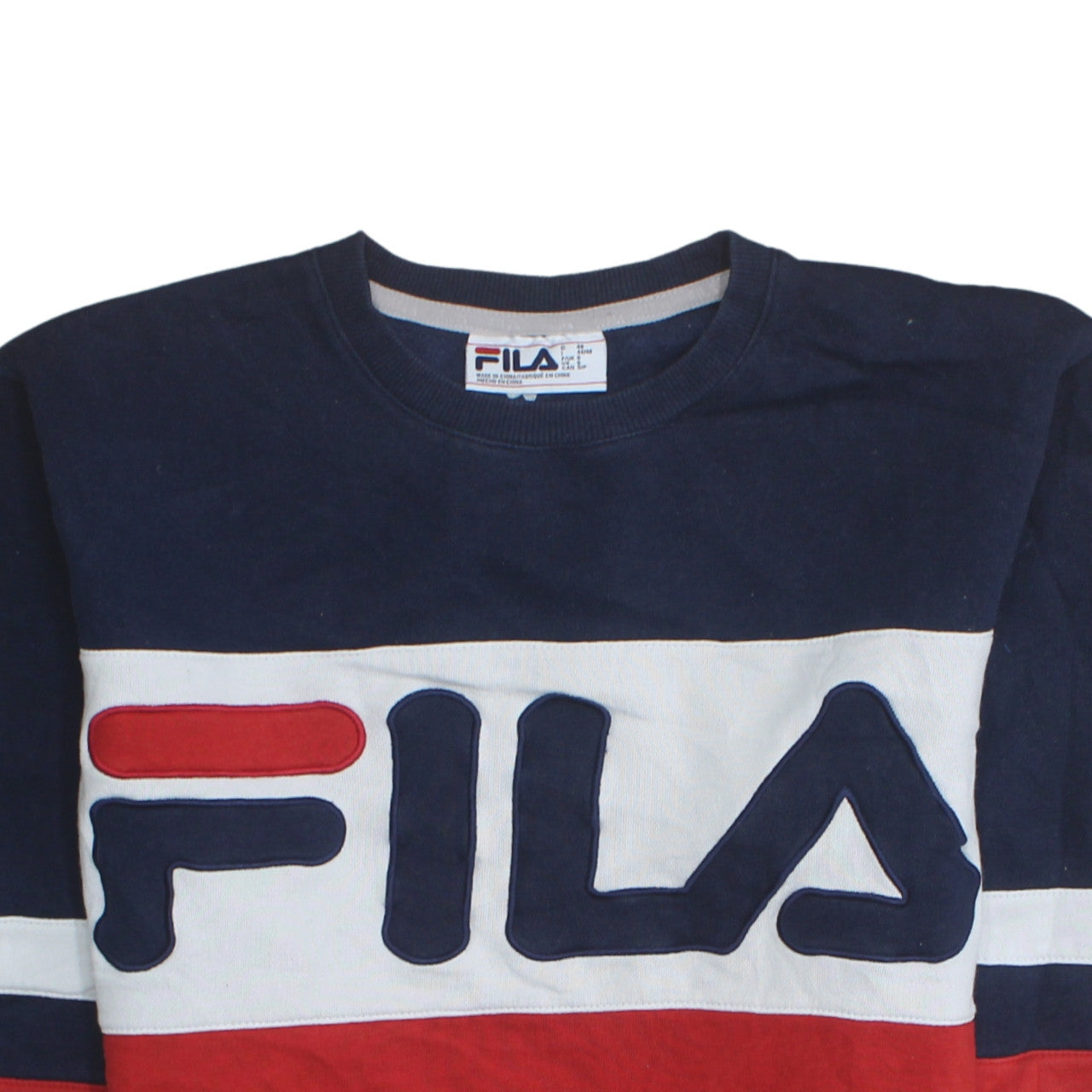 Mens UK Size S FILA Multicoloured Pullover Sweatshirt