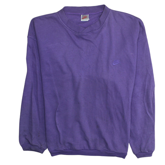 Womens UK Size XL Nike Purple Pullover Sweatshirt