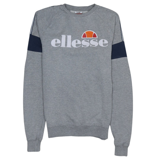 Womens UK Size 4 ellesse Grey Pullover Sweatshirt