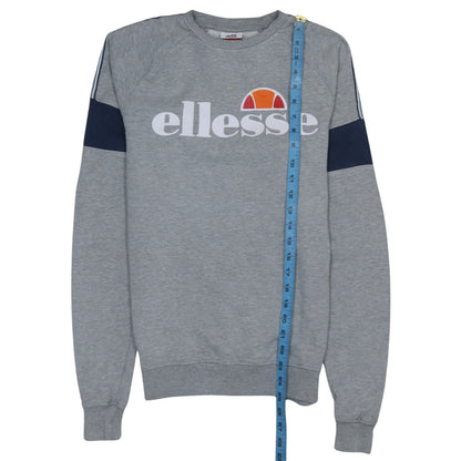 Womens UK Size 4 ellesse Grey Pullover Sweatshirt