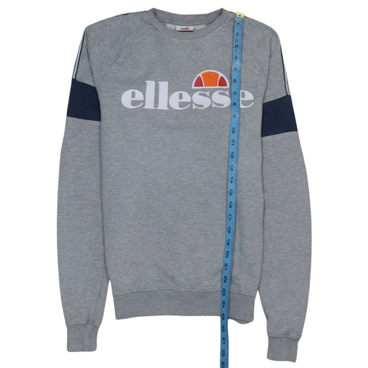 Womens UK Size 4 ellesse Grey Pullover Sweatshirt