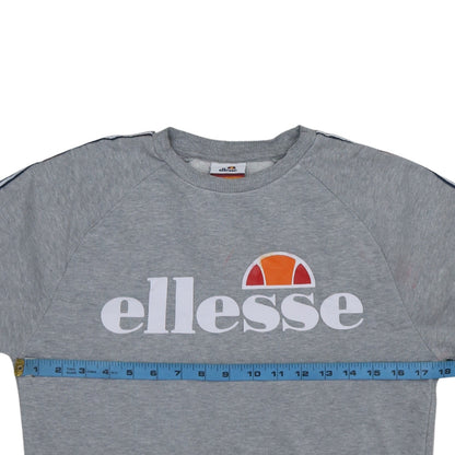 Womens UK Size 4 ellesse Grey Pullover Sweatshirt