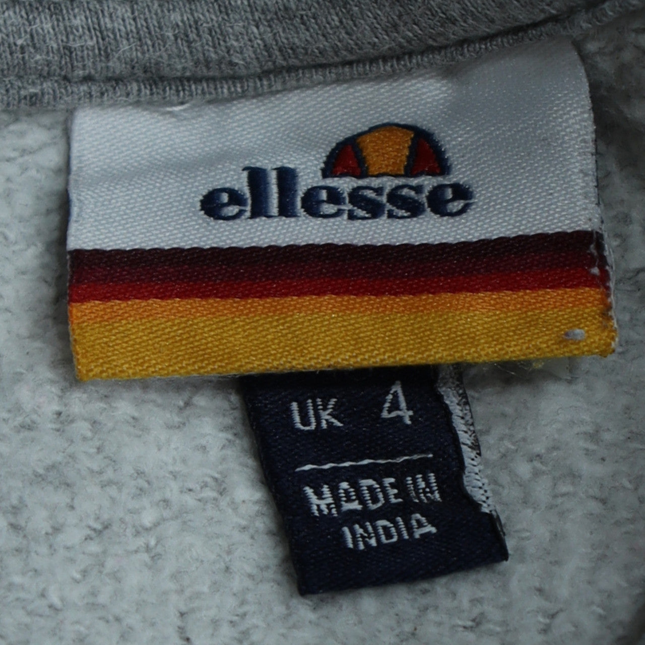 Womens UK Size 4 ellesse Grey Pullover Sweatshirt