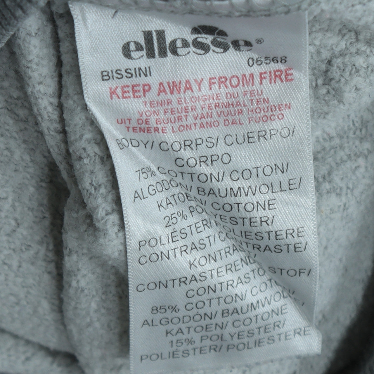 Womens UK Size 4 ellesse Grey Pullover Sweatshirt