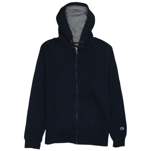 Mens UK Size M Champion Black Full Zip Hoodie