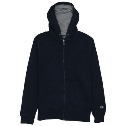 Mens UK Size M Champion Black Full Zip Hoodie