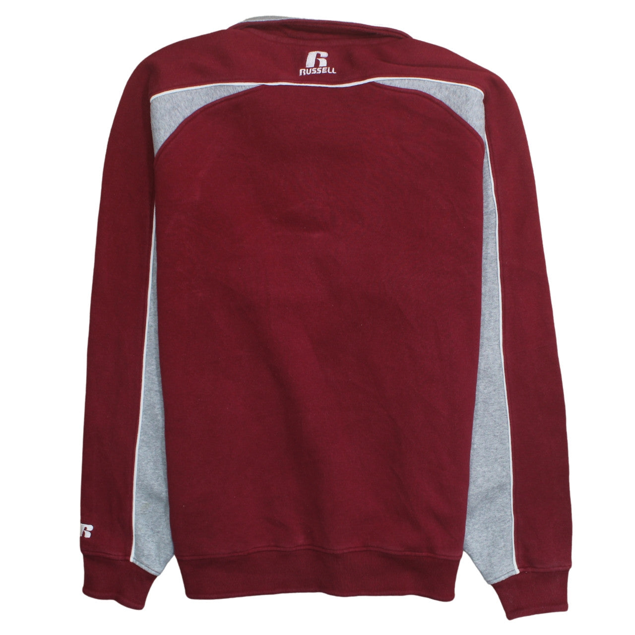 Mens UK Size XL Russell Athletic Red Pullover Sweatshirt