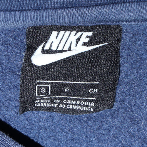 Mens UK Size S Nike Blue Pullover Sweatshirt