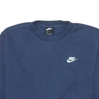 Mens UK Size S Nike Blue Pullover Sweatshirt