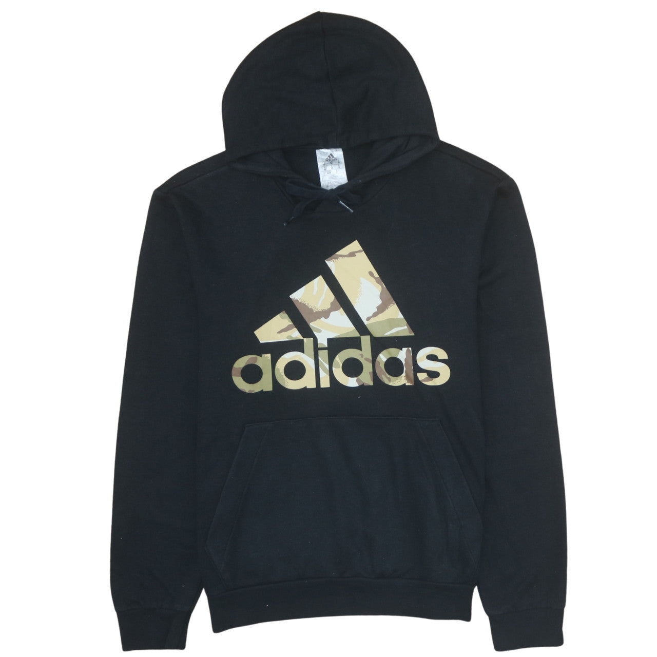 Mens UK Size M adidas Black Pullover Hoodie
