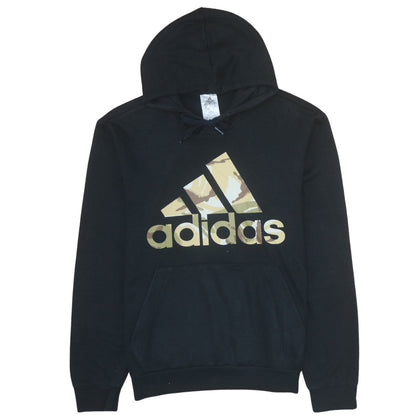 Mens UK Size M adidas Black Pullover Hoodie