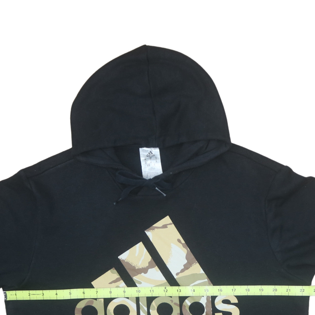 Mens UK Size M adidas Black Pullover Hoodie