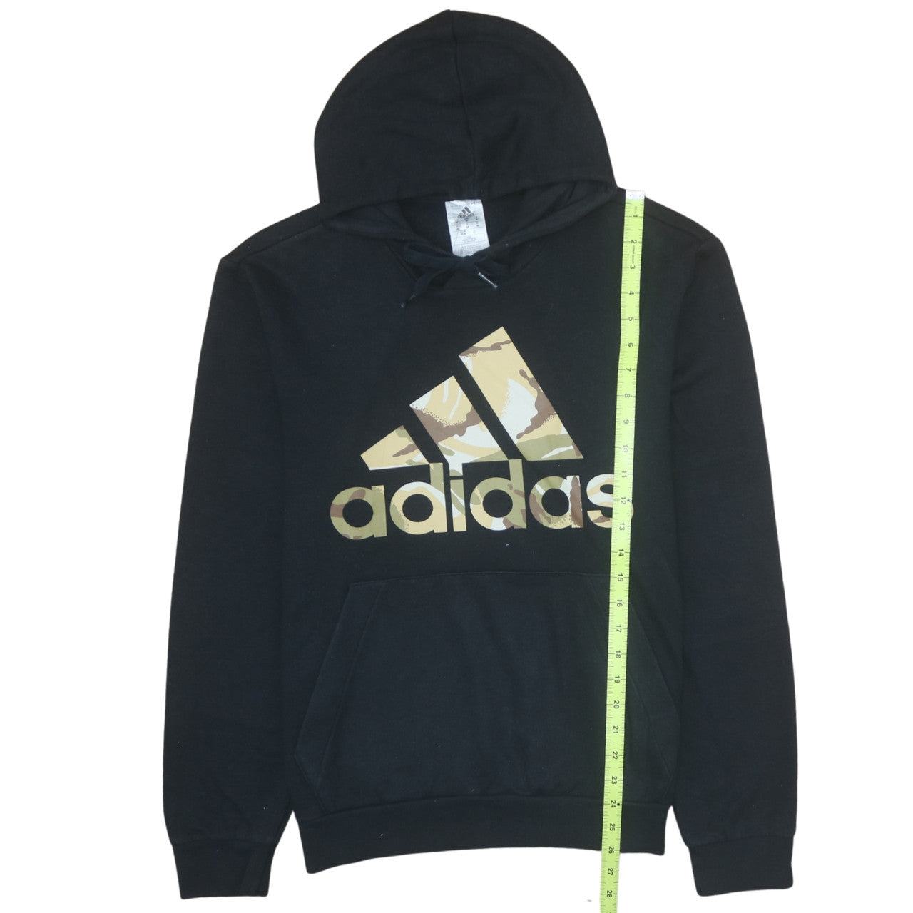 Mens UK Size M adidas Black Pullover Hoodie