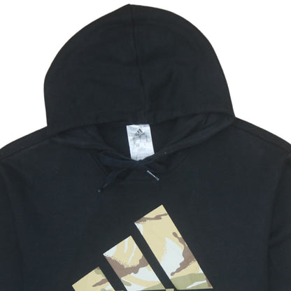 Mens UK Size M adidas Black Pullover Hoodie