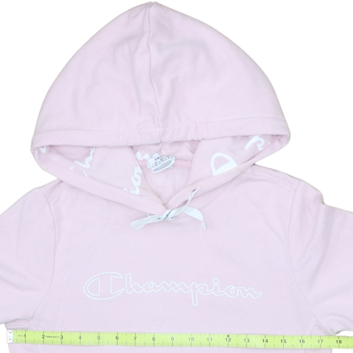 Womens UK Size S Champion Pink Pullover Hoodie