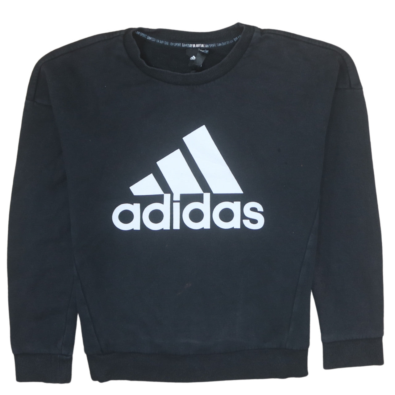 Womens UK Size M adidas Black Pullover Sweatshirt
