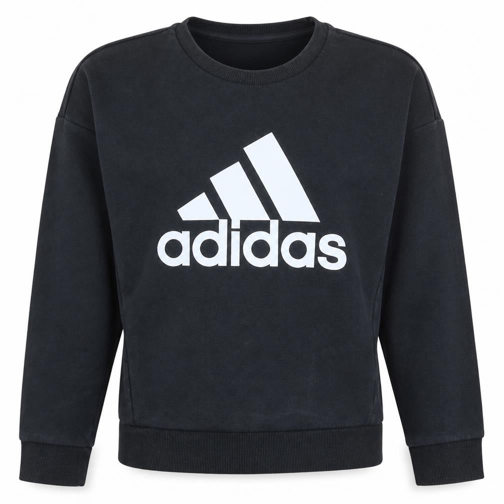 Womens UK Size M adidas Black Pullover Sweatshirt
