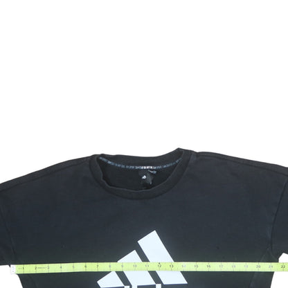 Womens UK Size M adidas Black Pullover Sweatshirt