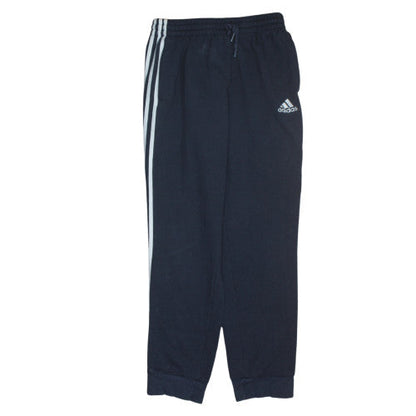 Mens UK Size M adidas Regular Fit Track Pants Black Trousers