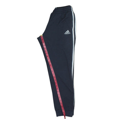 Mens UK Size M adidas Regular Fit Track Pants Black Trousers