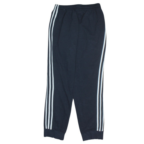 Mens UK Size M adidas Regular Fit Track Pants Black Trousers