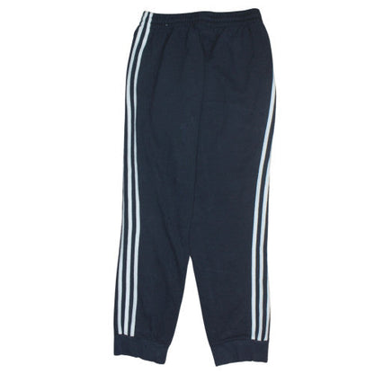 Mens UK Size M adidas Regular Fit Track Pants Black Trousers