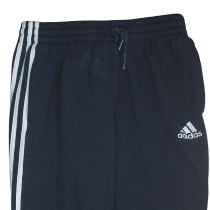 Mens UK Size M adidas Regular Fit Track Pants Black Trousers