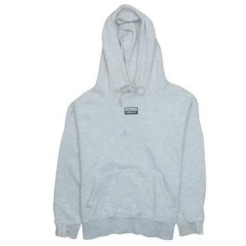 Womens UK Size 12 adidas Grey Pullover Hoodie