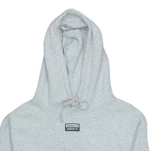 Womens UK Size 12 adidas Grey Pullover Hoodie