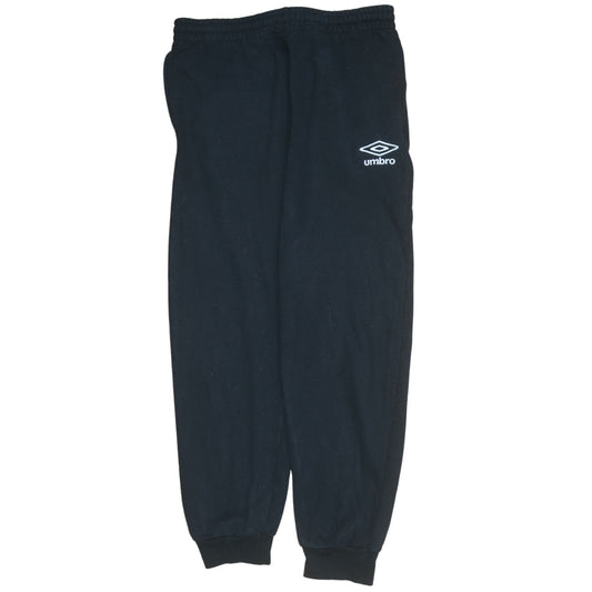 Mens UK Size L Umbro Regular Fit Jogger Black Trousers