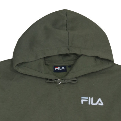 Womens UK Size M FILA Green Pullover Hoodie