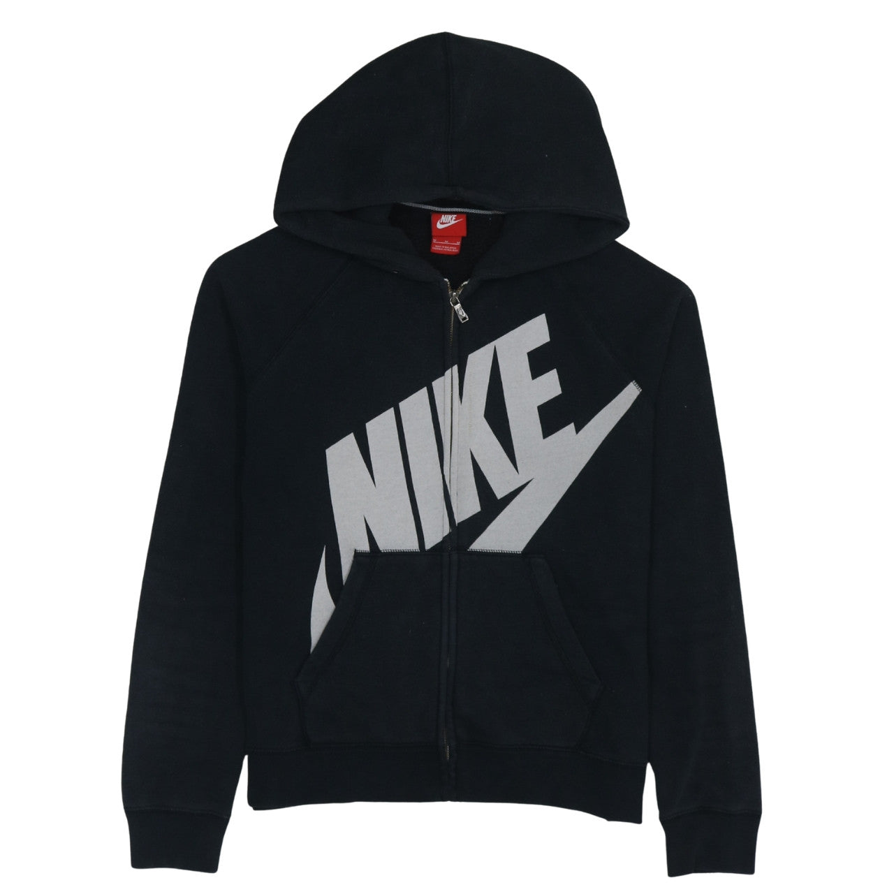Mens UK Size M Nike Black Full Zip Hoodie