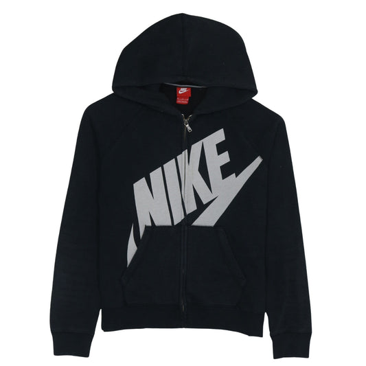 Mens UK Size M Nike Black Full Zip Hoodie