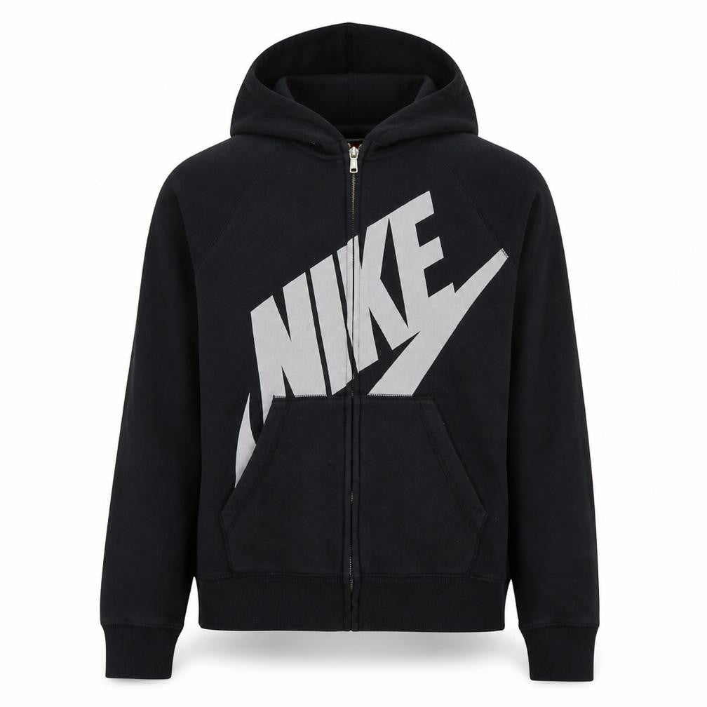 Mens UK Size M Nike Black Full Zip Hoodie