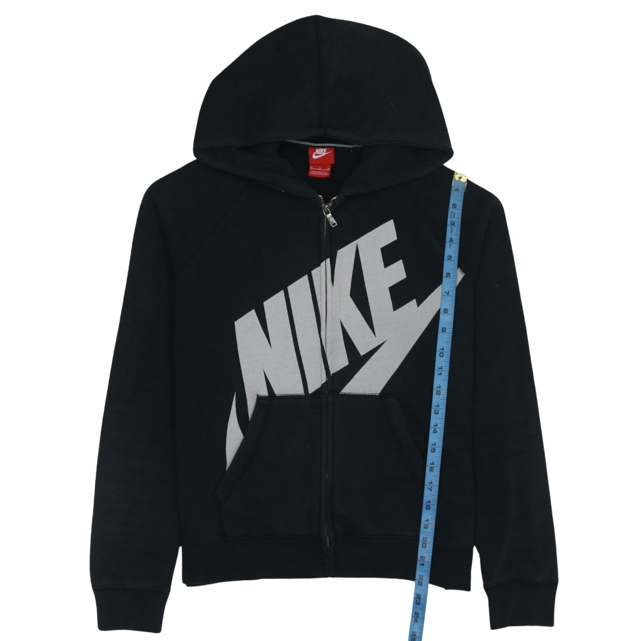 Mens UK Size M Nike Black Full Zip Hoodie