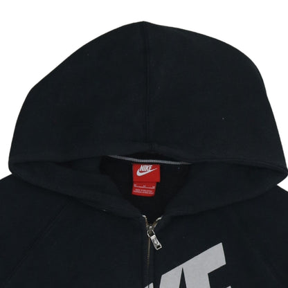 Mens UK Size M Nike Black Full Zip Hoodie