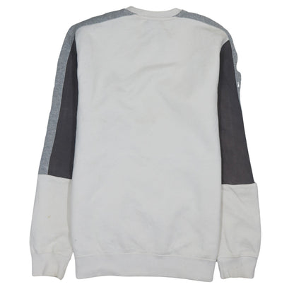 Mens UK Size L Champion White Pullover Sweatshirt