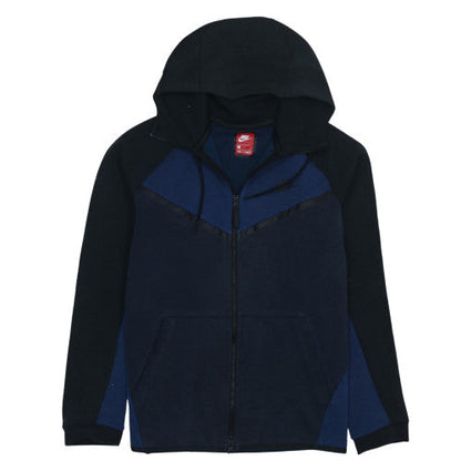 Mens UK Size M Nike Blue Full Zip Hoodie