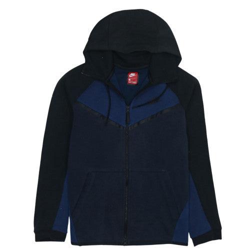 Mens UK Size M Nike Blue Full Zip Hoodie