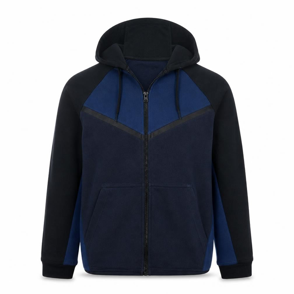 Mens UK Size M Nike Blue Full Zip Hoodie