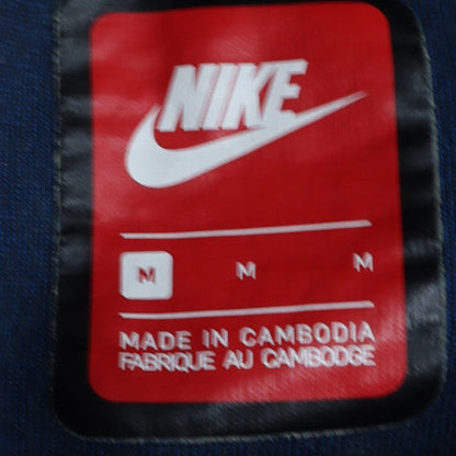 Mens UK Size M Nike Blue Full Zip Hoodie