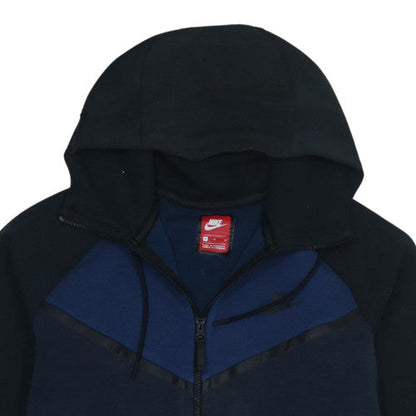 Mens UK Size M Nike Blue Full Zip Hoodie