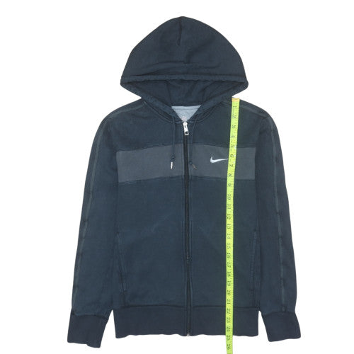 Mens UK Size S Nike Blue Full Zip Hoodie