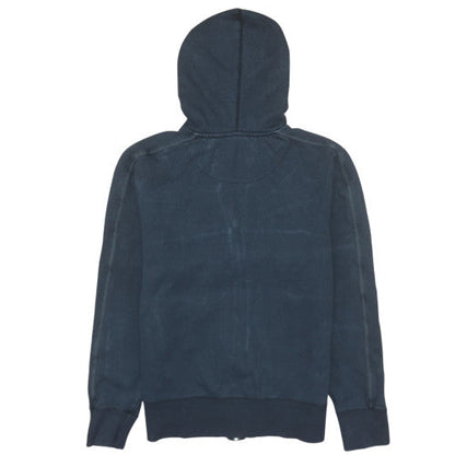 Mens UK Size S Nike Blue Full Zip Hoodie
