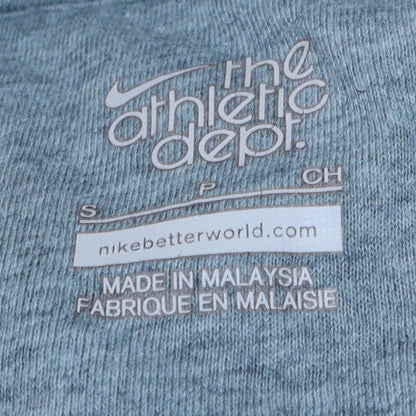 Mens UK Size S Nike Blue Full Zip Hoodie